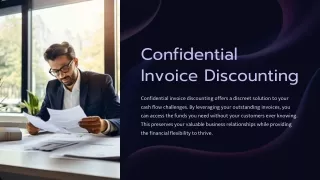 confidential invoice discounting