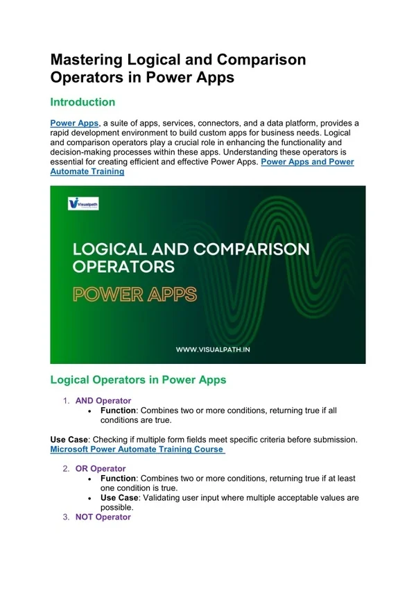 mastering logical and comparison operators