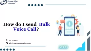 Sending Bulk Voice Calls: A How-To Guide