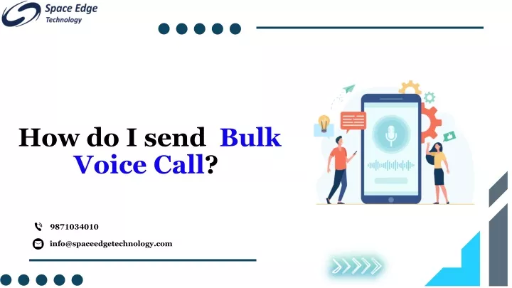 how do i send bulk voice call