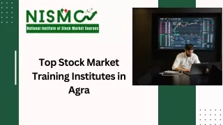 Top Stock Market Training Institutes in Agra