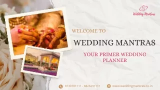 Best Luxury Destination Wedding Planners & Decorators | Book Wedding Mantras