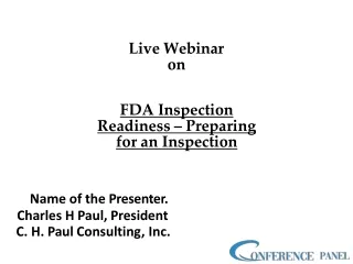 FDA Best Audit Practices – Get Ready For The Inspection That Is Coming