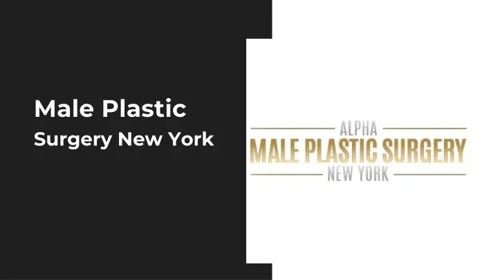 male plastic