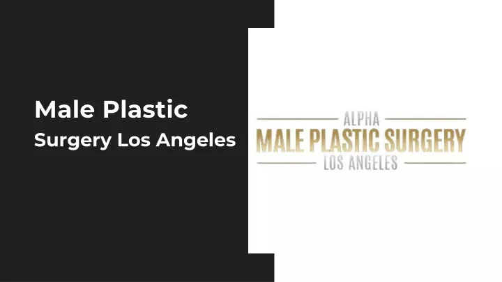 male plastic