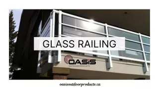 Stylish and Durable Glass Railing