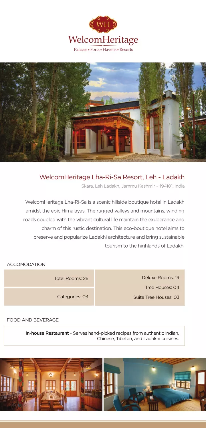 welcomheritage lha ri sa resort leh ladakh skara