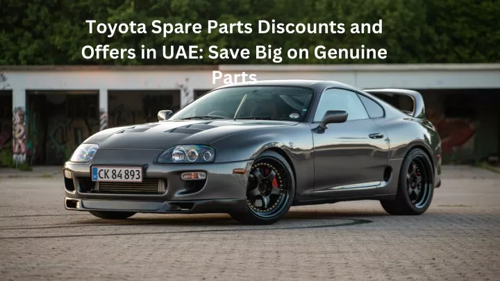 toyota spare parts discounts and offers