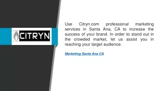 use citryn com professional marketing services