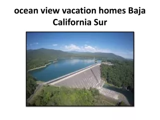 ocean view vacation homes Baja California Sur