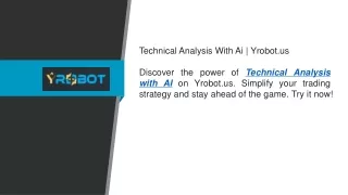 Technical Analysis With Ai  Yrobot.us