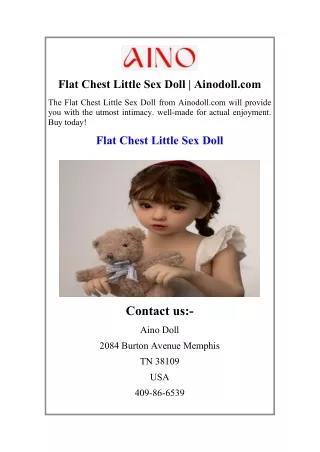 Flat Chest Little Sex Doll  Ainodoll.com