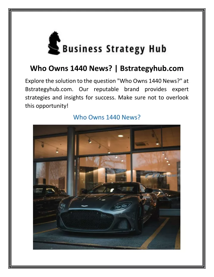 who owns 1440 news bstrategyhub com