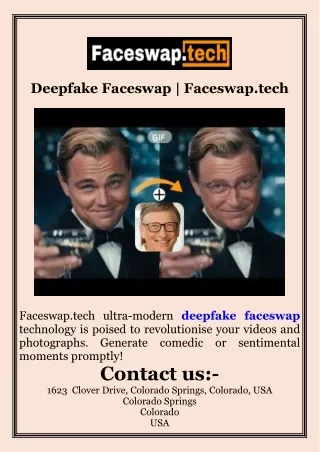Deepfake Faceswap  Faceswap.tech