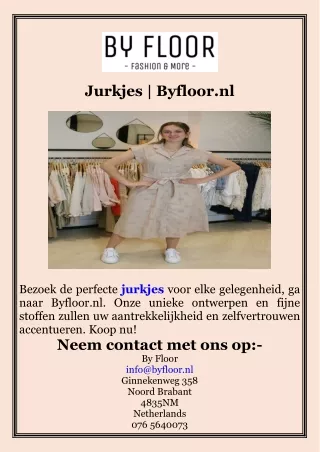 Jurkjes  Byfloor.nl