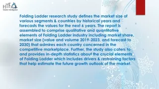 folding ladder research study defines the market