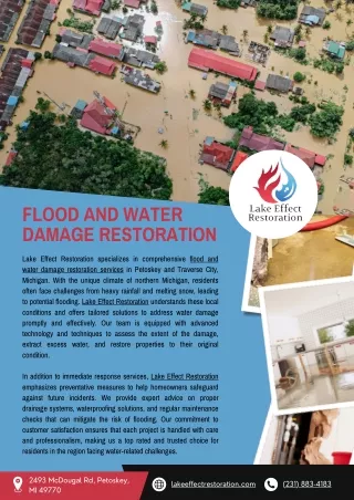 Flood and Water Damage Restoration