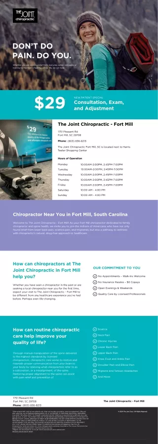 The Joint Chiropractic - Fort Mill