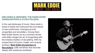 Uncovering the Magic of Music with Eddie Songwriters & Storytellers