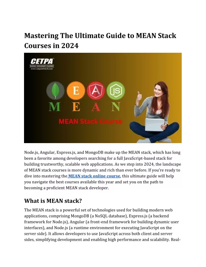 mastering the ultimate guide to mean stack