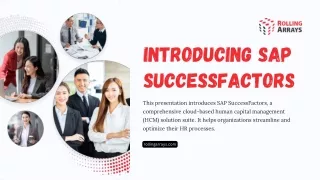 The Ultimate Guide to Implementing SAP SuccessFactors Services | Rolling Arrays
