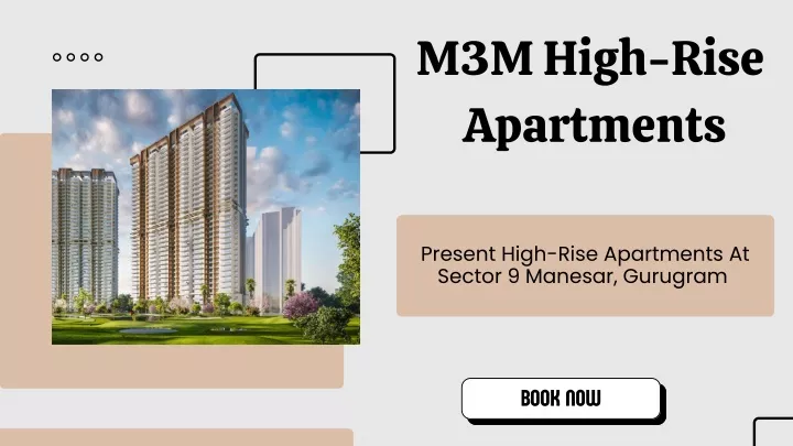 m3m high rise apartments