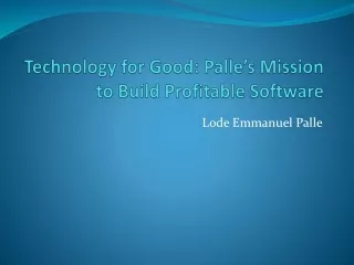 Technology for Good