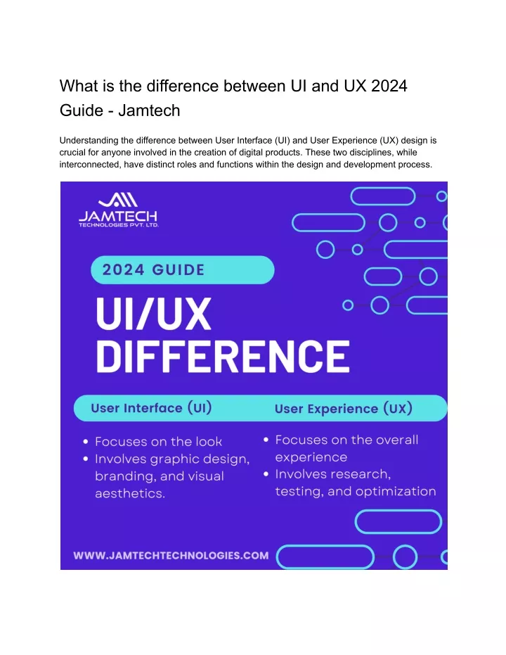 what is the difference between ui and ux 2024