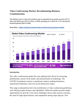 video conferencing market revolutionizing