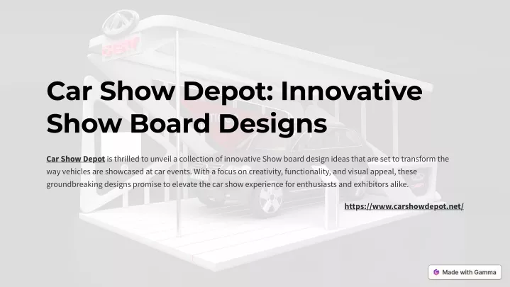 car show depot innovative show board designs