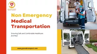 Non Emergency Medical Transportation