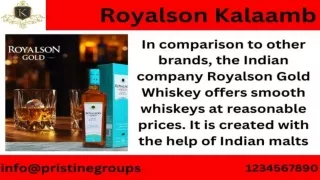 Royal Son Whiskey Price