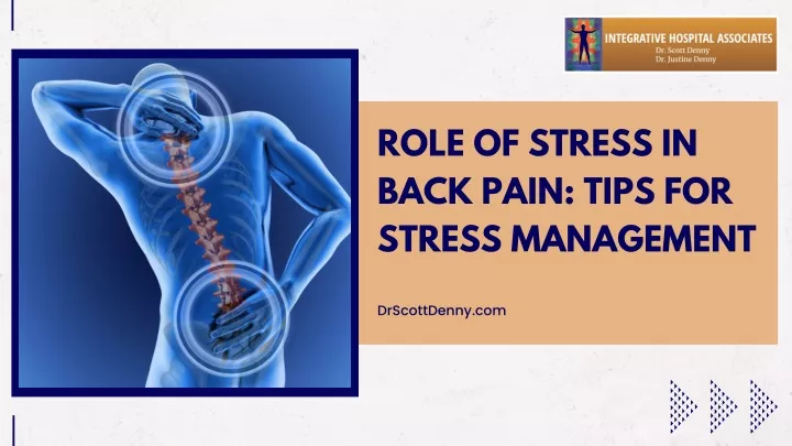 role of stress in back pain tips for stress