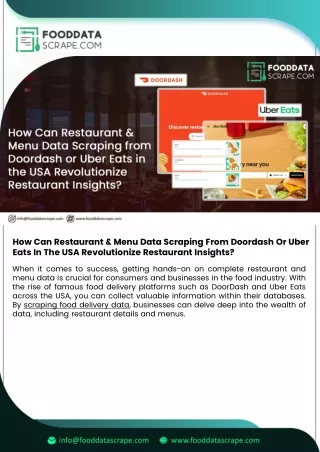 how can restaurant menu data scraping from