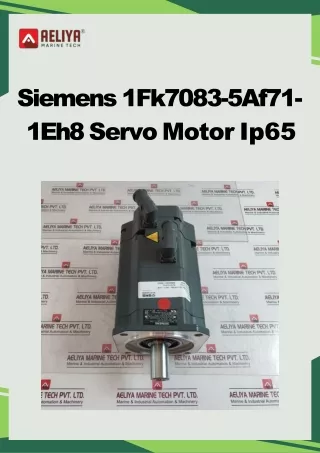 Siemens 1Fk7083-5Af71-1Eh8 Servo Motor Ip65