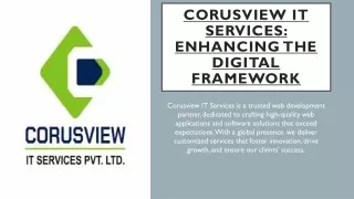 Corusview IT Services MOBILE DEVELOPMENT