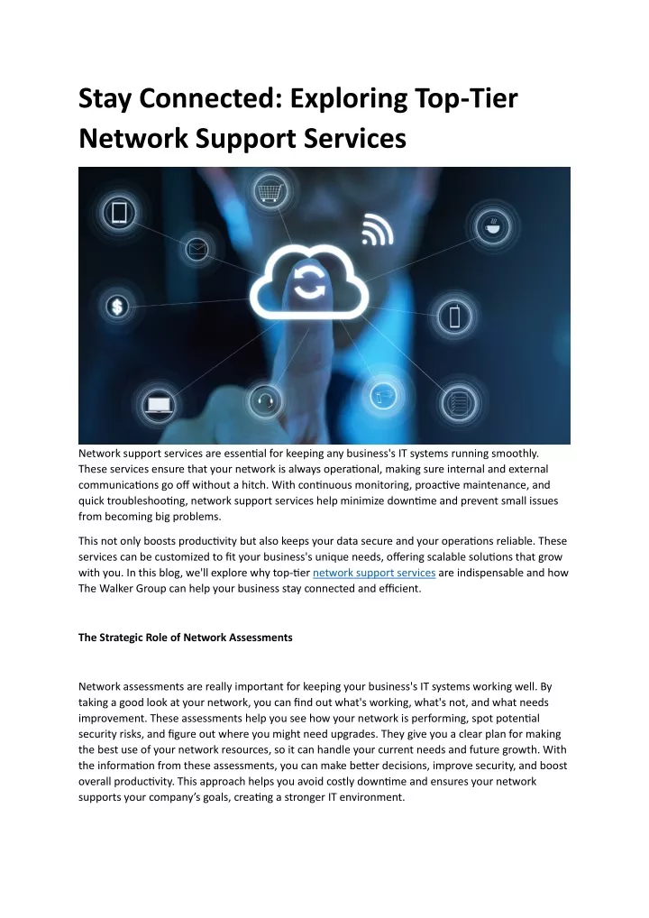 stay connected exploring top tier network support