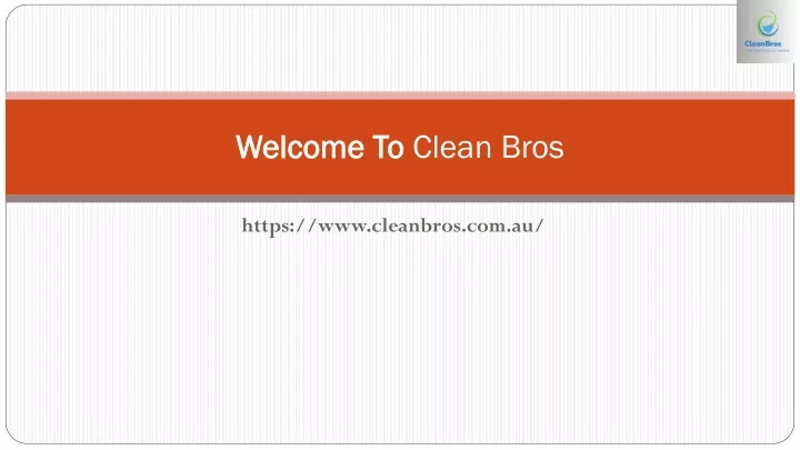 welcome to clean bros