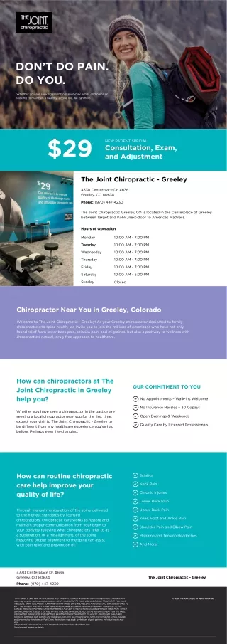 The Joint Chiropractic - Greeley