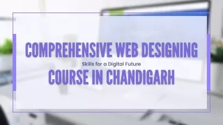 Comprehensive Web Designing Course in Chandigarh
