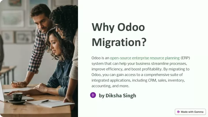 why odoo migration