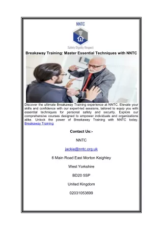 breakaway training master essential techniques