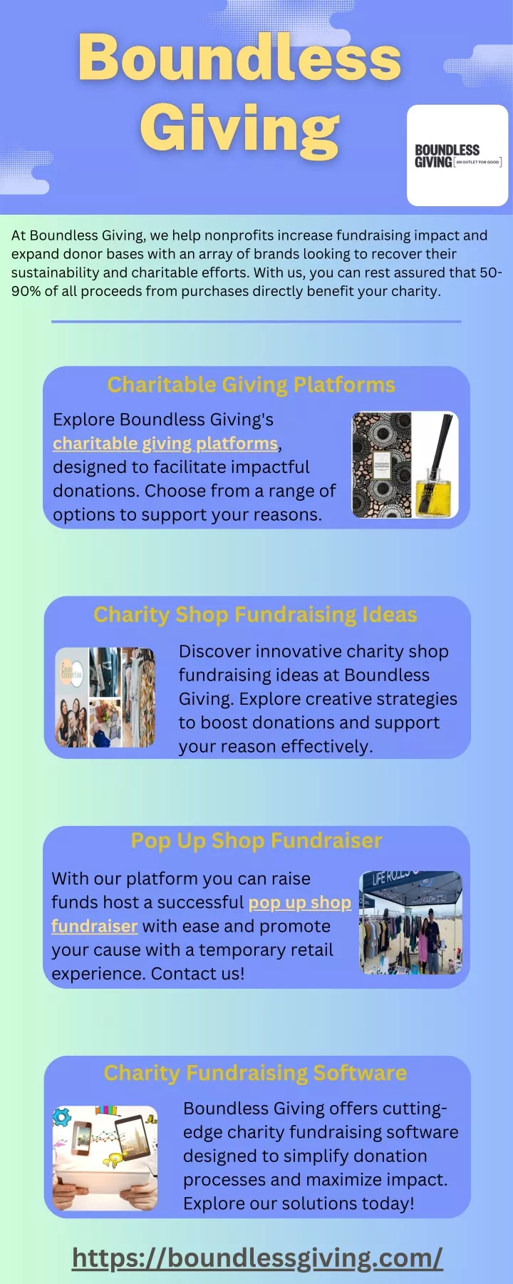 at boundless giving we help nonprofits increase