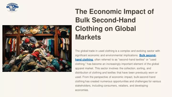 the economic impact of bulk second hand clothing