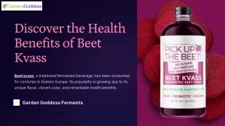 Discover the Health Benefits of Beet Kvass | Traditional Fermented Drink