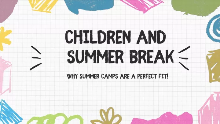 children and summer break