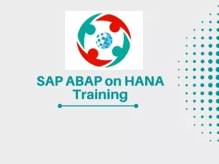 sap abap on hana training