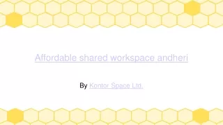 affordable shared workspace andheri