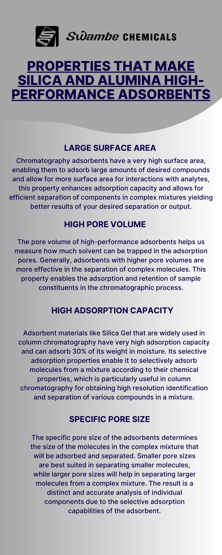 properties that make silica and alumina high