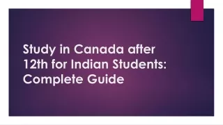 study in canada after 12th for indian students